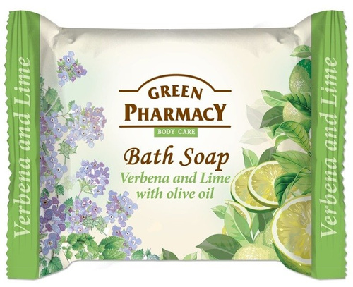 Green Pharmacy Body Care Mydło w kostce Verbena and Lime  100g