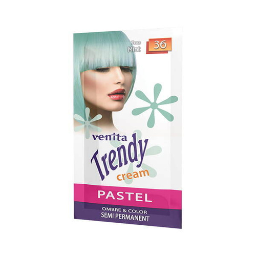 VENITA Trendy Cream Ultra Krem do koloryzacji włosów 36 Ice Mint 35 g