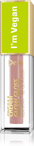 Delia Cosmetics Cream Glow Gloss Wegański Błyszczyk do ust nr 103 Peach Essence 5ml