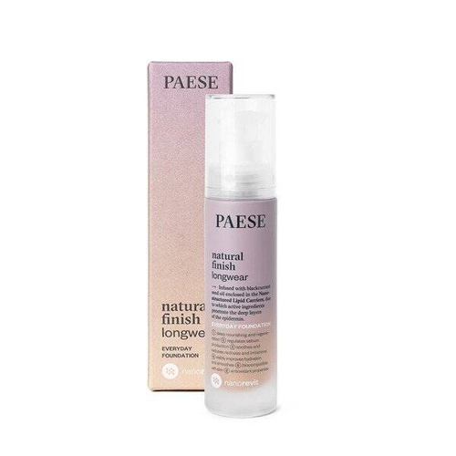 Paese Nanorevit Natural Finish Longwear Everyday Foundation 02 Porcelain 30 ml