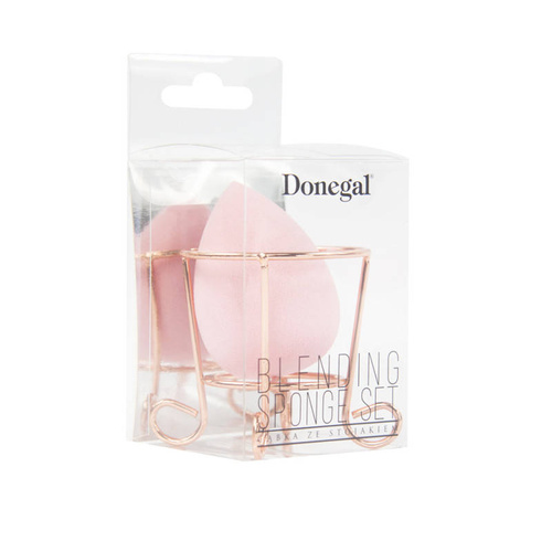 DONEGAL GĄBKA do makijażu Blending Sponge + koszyczek (4336)