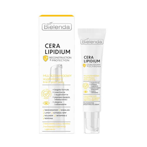 BIELENDA Cera Lipidium Multiceramidowy Krem Pod Oczy Odbudowa + Ochrona 15 ml