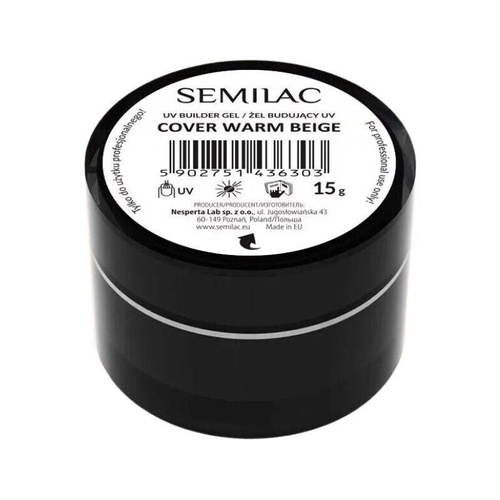 Semilac Żel budujący Builder Gel Cover Warm Beige 15g