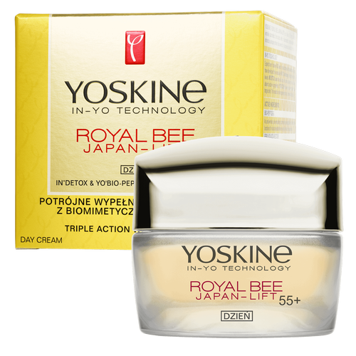 YOSKINE Royal Bee Japan-Lift Krem Dzienny Przeciwzmarszczkowy z Peptydami 50 ml