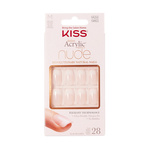 KISS Salon Sztuczne Paznokcie Acrylic French Nude - Cashmere (M) 1op.(28szt)