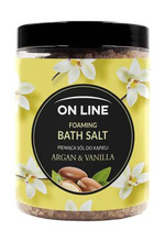 On Line Pieniąca Sól do kąpieli Agran & Vanilla 1200g