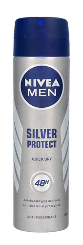 Nivea Dezodorant SILVER PROTECT DYNAMIC POWER spray męski  150ml
