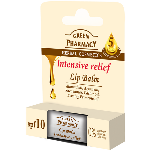 Green Pharmacy Lip Balm Balsam do ust Intensive Relief  1szt