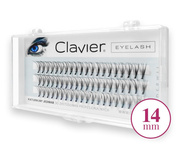 CLAVIER Classic 14 mm jedwabne kępki rzęs 10D