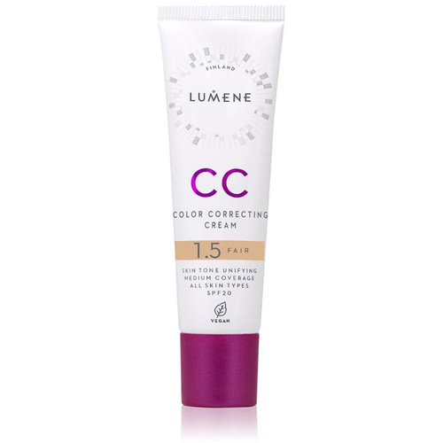 Lumene CC Color Correcting Cream korygujący podkład 1,5 Fair (Warm) 30ml