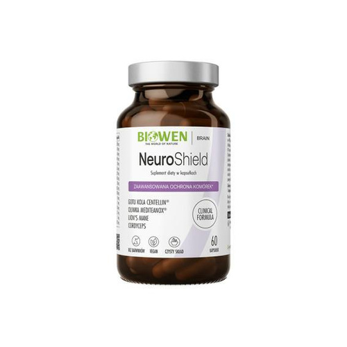 Biowen Mental Health NeuroShield zdrowie i ochrona mózgu 60 kapsułek