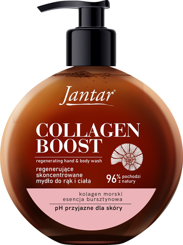 Farmona Jantar Collagen Boost Mydło Regenerujące z Kolagenem Morskim 400 ml