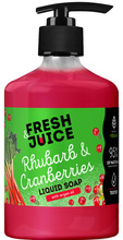 FRESH JUICE Mydło w płynie Rabarbar i Żurawina 460 ml