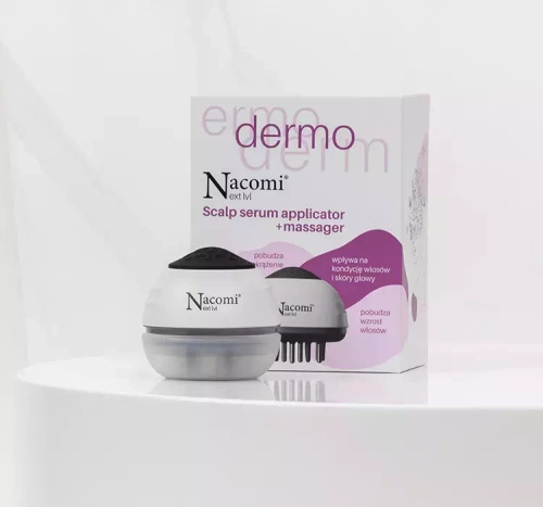 Nacomi Aplikator serum do skóry głowy + masażer