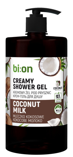 BIO NATURELL Kremowy żel pod prysznic Mleko Kokosowe 946 ml
