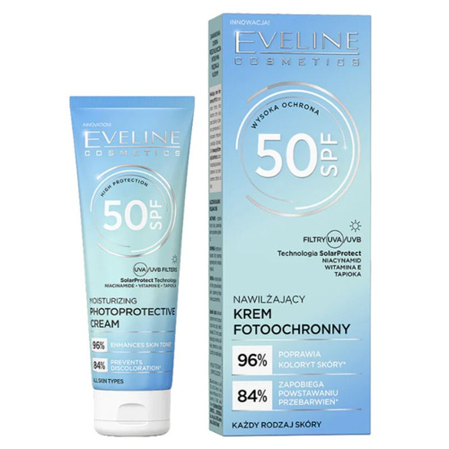 Eveline Nawilżający krem fotoochronny SPF 50 30ml