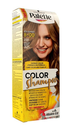 Palette Color Shampoo Szampon koloryzującynr 321 Średni Blond