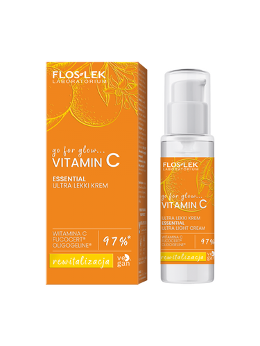 FloslekLEK Go For Glow Witamin C Ultra lekki krem na dzień i na noc 30 ml