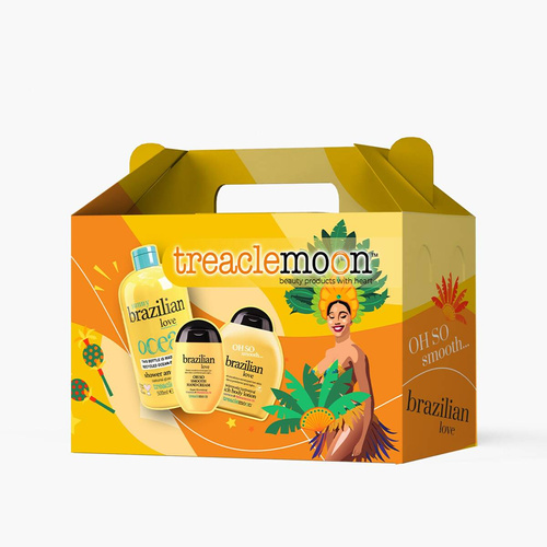 Treaclemoon Zestaw Brazilian Love - żel 500 ml, balsam 250 ml, krem do rąk 75 ml