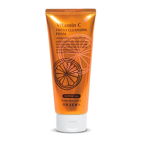 Orjena Cleasing Foam Pianka do mycia twarzy Vitamin C 180 ml