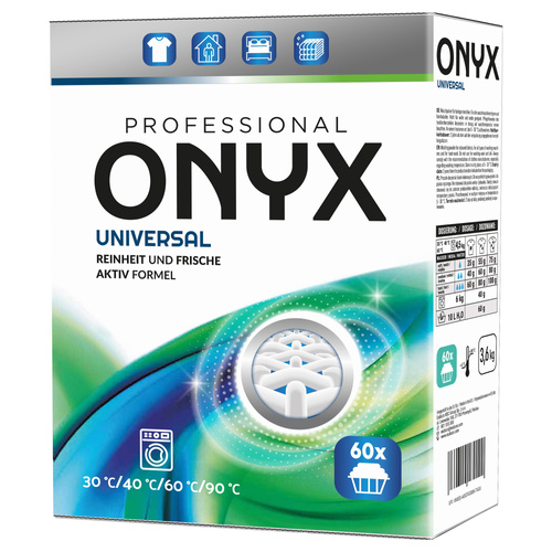 ONYX PROFESSIONAL Proszek do prania 3.6 kg (60 prań) - Uniwersalny