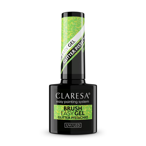CLARESA Glitter Pistachio Żel do Paznokci Easy Gel 5 g