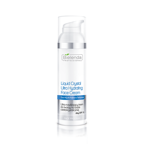 BIELENDA PROFESSIONAL - AQUA PORIN ULTRA EFFECT - Ultranawilżający krem do twarzy na bazie ciekłokrystaliczne SPF 15