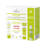 Flos-Lek Zestaw prezentowy Zestaw ANTI ACNE 24H System Redukcja sebum i niedoskonałości 1+1+mini
