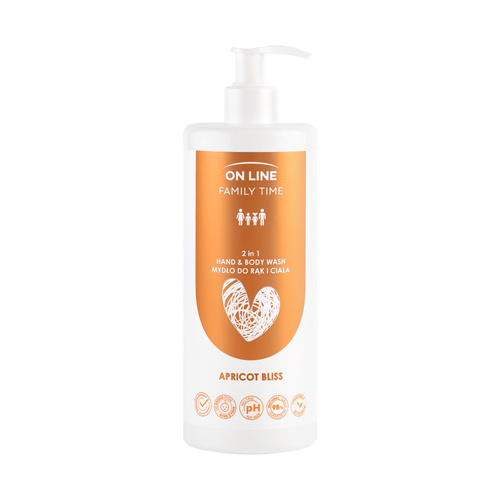 ON LINE Family Time Mydło 2w1 Apricot Bliss 500 ml