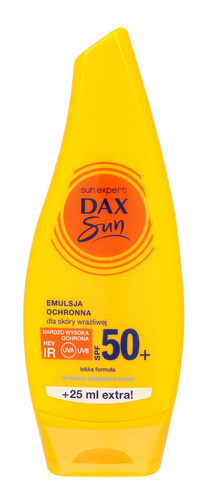 DAX Sun Emulsja ochronna dla skóry wrażliwej SPF50+  175ml