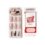 KISS Sztuczne Paznokcie samoprzylepne imPress - KIMM012 (rozmiar M) 1op.(30szt)
