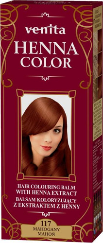 VENITA Henna Color Balsam koloryzujący z ekstraktem z Henny - 117 Mahoń