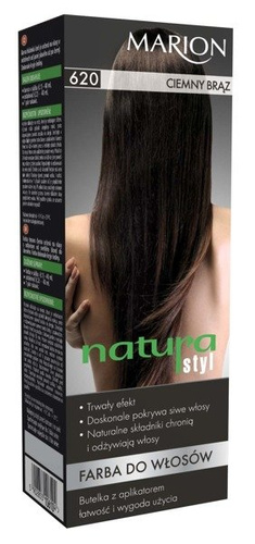 Marion Farba do włosów Natura Styl nr 620 ciemny brąz