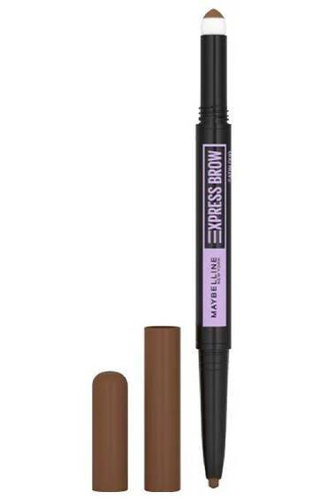 MAYBELLINE Express Brow Satin Duo Dwustronna Kredka do brwi nr 02 Medium Brown