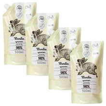 Yope Naturalne Mydło do rąk w płynie Wanilia Cynamon Refill 4x 500ml