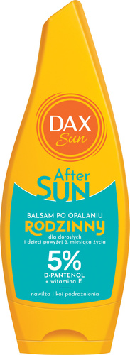 DAX Sun Balsam po opalaniu Rodzinny 5% D-pantenol 175 ml