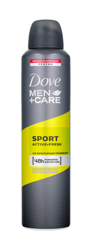 DOVE Men+Care Sport Active Fresh Dezodorant w sprayu 250 ml dla mężczyzn