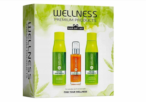 Wellness Intensive zestaw nawilżający do włosów szampon 500ml +odżywka 500ml + serum 100ml