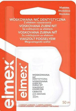Elmex Nić do zębów woskowana z efektem rozszerzania świeża mięta 50m