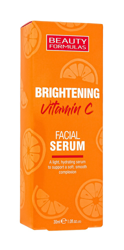 Beauty Formulas Brightening Vitamin C Serum rozjaśniające do twarzy z Witaminą C 30ml