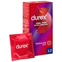 Durex Feel Thin Prezerwatywy Extra Nawilżane 12 szt.