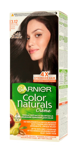 Garnier Color Naturals Krem koloryzujący nr 3.12 Mroźny Brąz