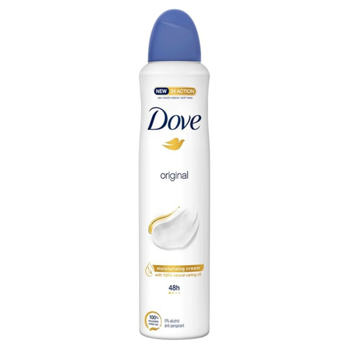 DOVE Original Dezodorant Antyperspirant Spray dla Kobiet 250 ml