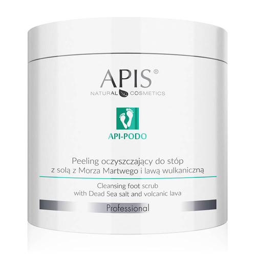 Apis Podo Peeling oczyszczający do stóp z solą z Morza Martwego i lawą wulkaniczną 700g