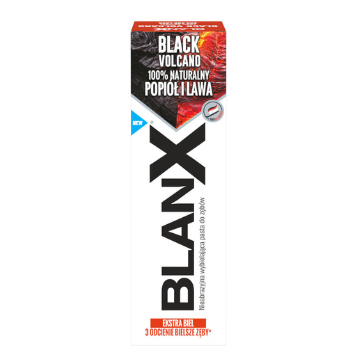 BLANX Pasta do zębów wybielająca - Black Volcano 75ml