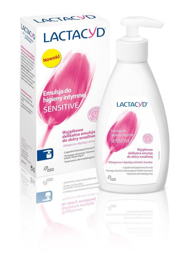 Lactacyd Sensitive Emulsja do higieny intymnej z pompką 200ml