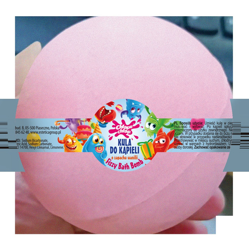 CHLAPU Kula musująca do kąpieli Wanilia 180 g
