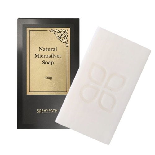 RAYPATH Mydło Eco Body Care Mydełko naturalne z NanoSrebrem BIAŁE 100 g