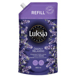 LUKSJA Aroma Senses Płynne mydło lawendowe 900 ml - głęboko relaksujące