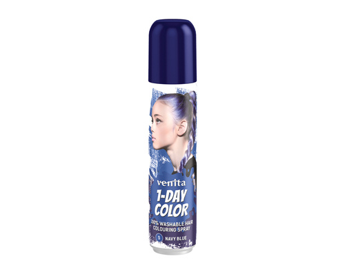 Venita 1-Day Color Spray koloryzujący do włosów 5 Navy Blue 50ml